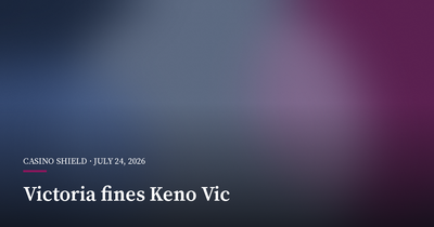 Victoria Fines Keno Vic AU$75,000 Over Self-Exclusion Breach