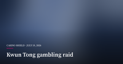 Hong Kong Police Arrest 12 in Kwun Tong Gambling Money-Laundering Raid