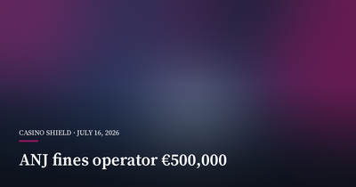 ANJ Fines Unnamed Online Operator €500,000