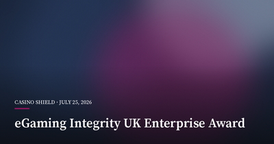 eGaming Integrity Wins UK Enterprise Award for Online Gambling Assurance