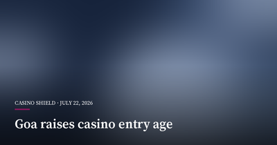 Goa Raises Casino Entry Age to 21