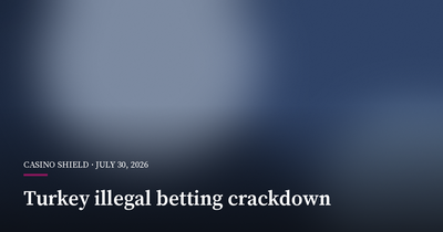 Turkey's Minister Calls Illegal Betting a National Security Threat
