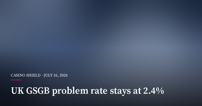 UK Gambling Problem Rate Stays at 2.4% in Third GSGB Survey