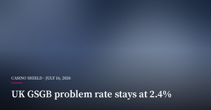 UK Gambling Problem Rate Stays at 2.4% in Third GSGB Survey UK Gambling Problem Rate Stays at 2.4% in Third GSGB Survey