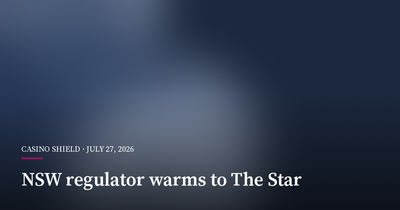 NSW Regulator Says the Star Is Moving Toward Suitability
