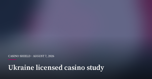 Ukraine Study Finds Most Players Favour Licensed Casinos
