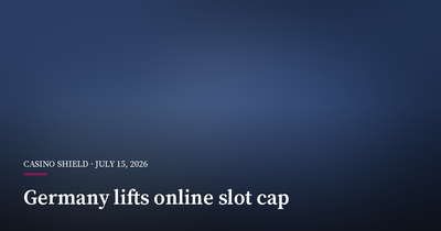 Germany Lifts Online Slot Stake Cap for Screened Players