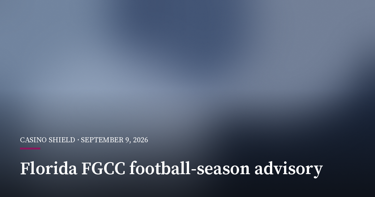 Florida Regulator Warns Bettors Off Unauthorized Sportsbooks