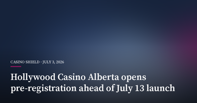 Hollywood Casino Alberta Opens Pre-Registration Ahead of July 13 Launch