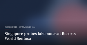 Singapore Investigates Alleged Use of S$340,000 in Fake Notes at Resorts World Sentosa