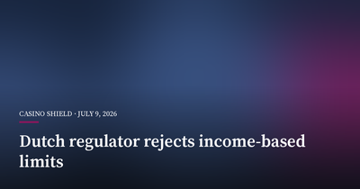Dutch Regulator Rejects Income-Based Betting Limits