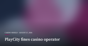 PlayCity Fines Casino Operator Over Third-Party Payments