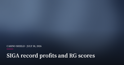 SIGA Pairs Record Profits With Its Strongest Responsible-Gaming Scores