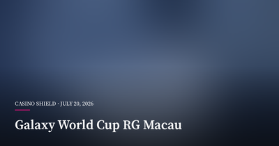 Galaxy Entertainment Rolls Out World Cup Responsible Gaming Campaign in Macau