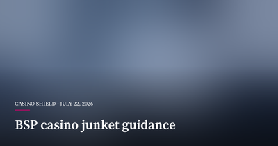 BSP Tightens AML Checks on Casino Junket Clients