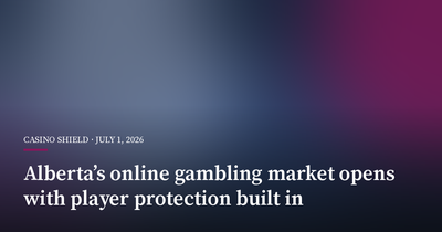 Alberta’s Online Gambling Market Opens With Player Protection Built In