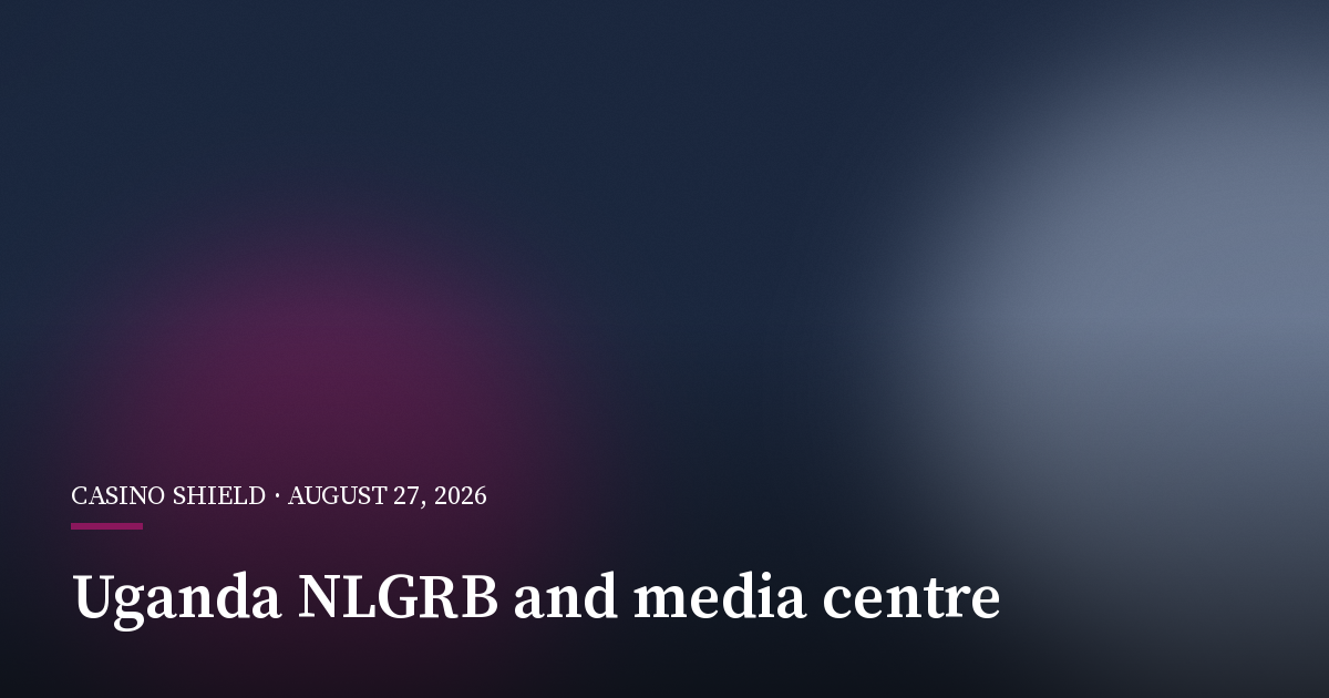 Uganda Gaming Regulator and Media Centre Discuss Awareness Push