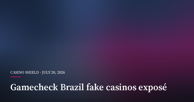 Gamecheck Launches Brazil Exposé on 5,000 Fake Casinos