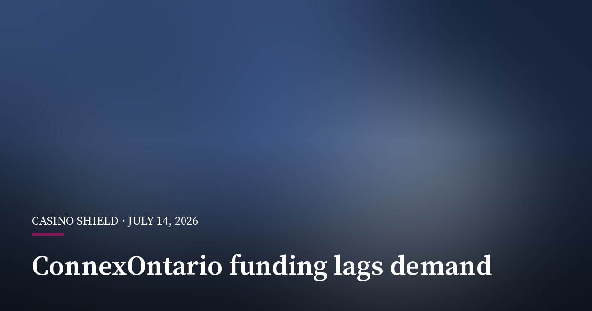 ConnexOntario Says Gambling Help Demand Is Outpacing Funding